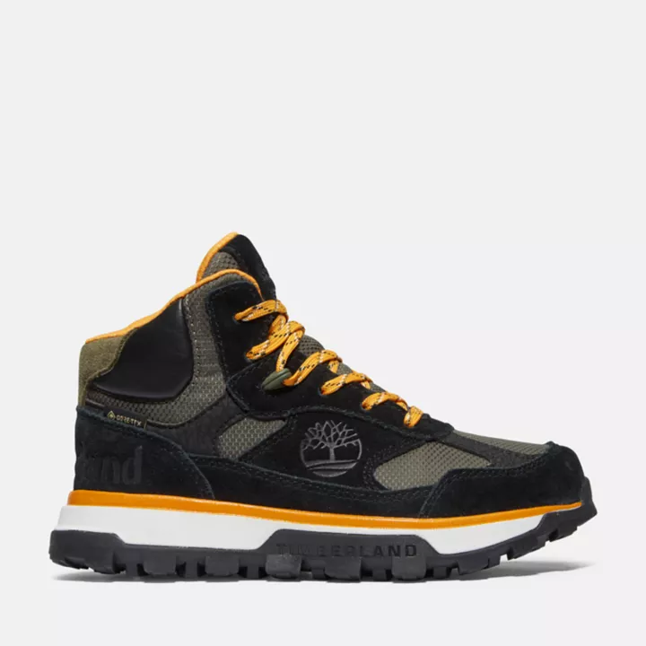 Chaussures de randonnée montantes Trail Trekker pour enfant en noir