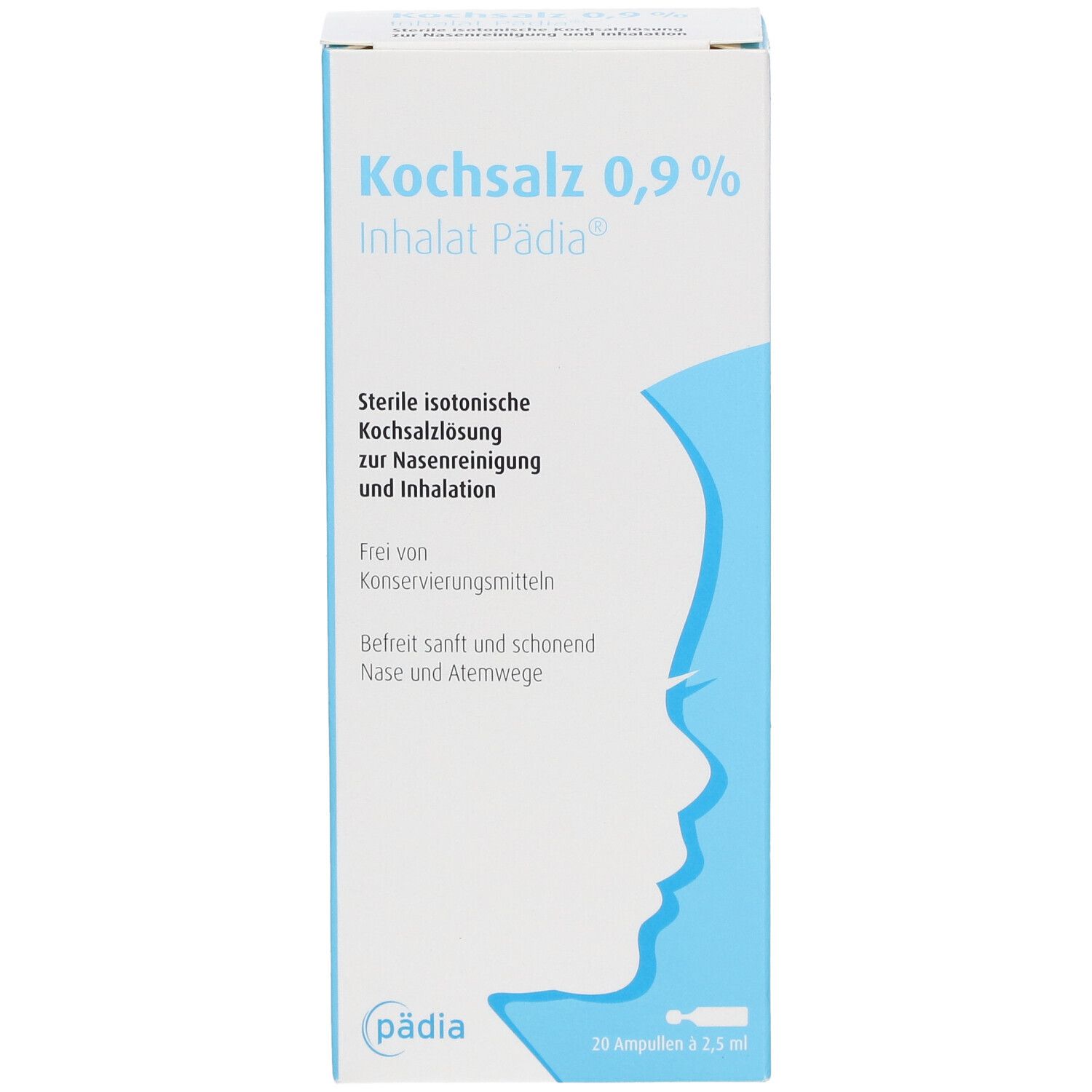 Kochsalz 0,9 % Inhalat Pädia