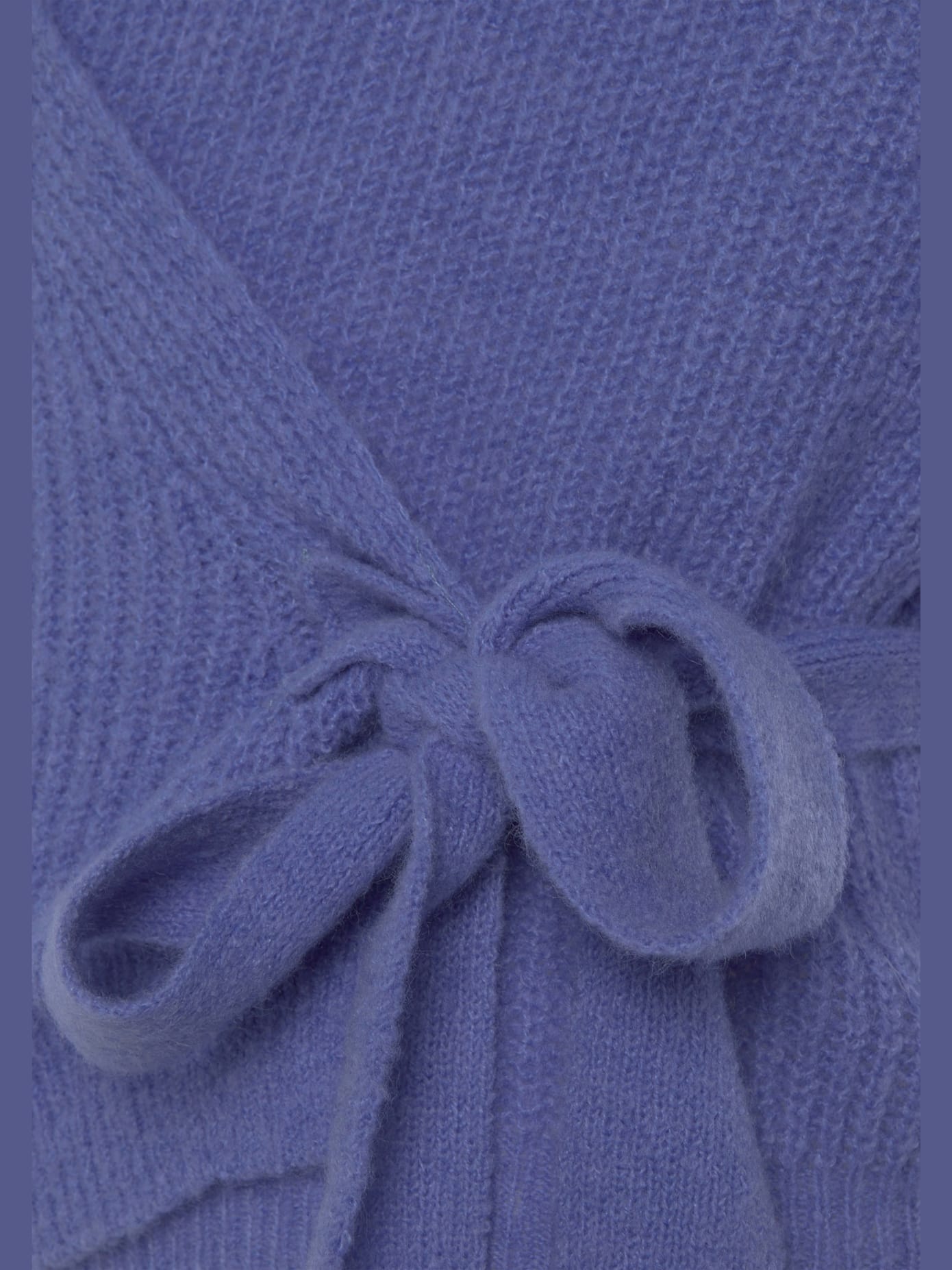 Veste cache-cœur en tricot veste en tricot à nouer