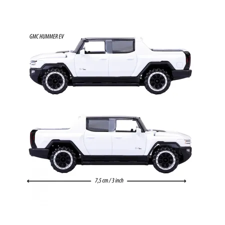 Majorette Premium Cars GMC Hummer EV, weiß