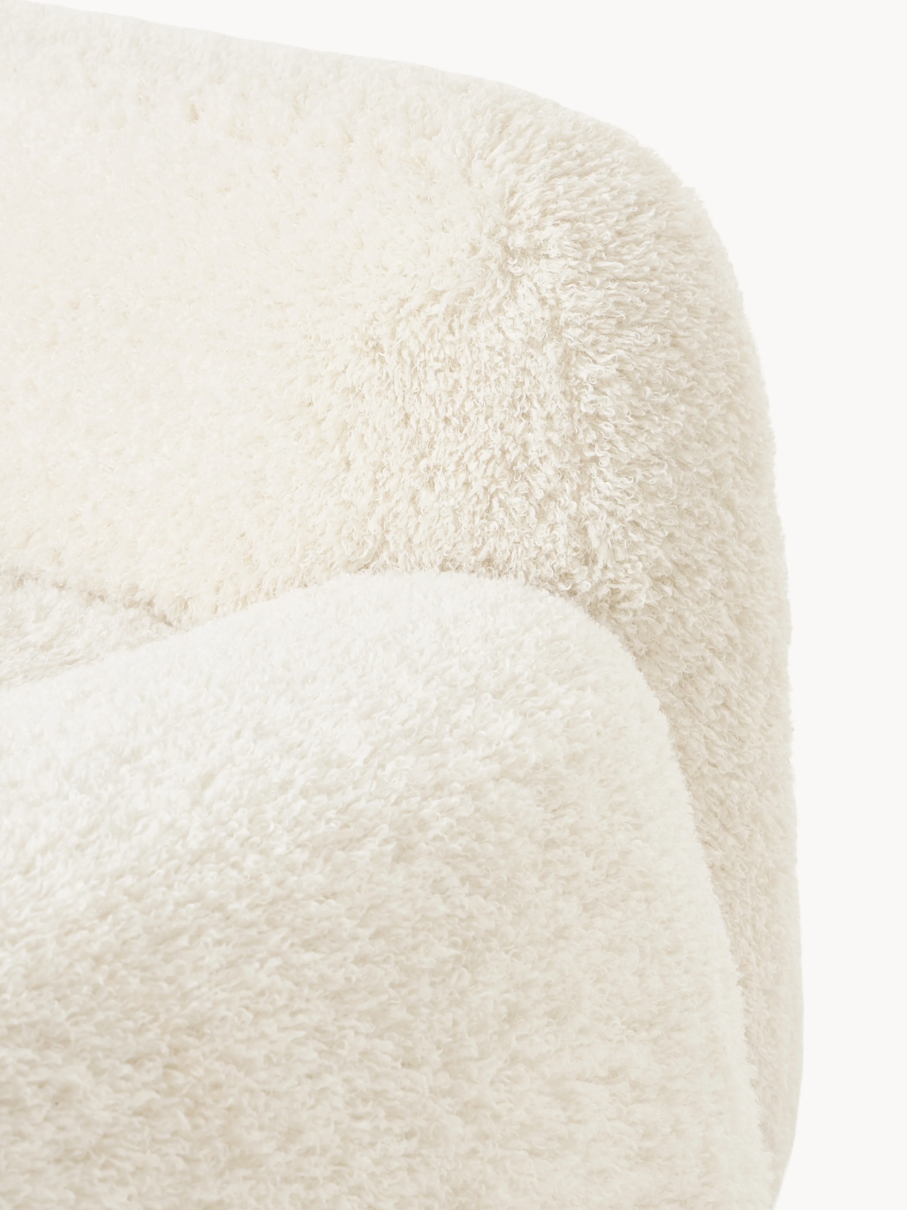 Modulaire teddy hoekbank Wolke (4-zits) met chaise longue