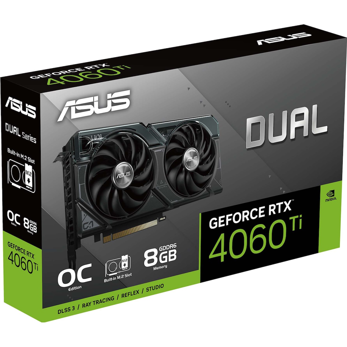 ASUS GeForce RTX 4060 Ti DUAL OC SSD graphics card (8 GB GDDR6)