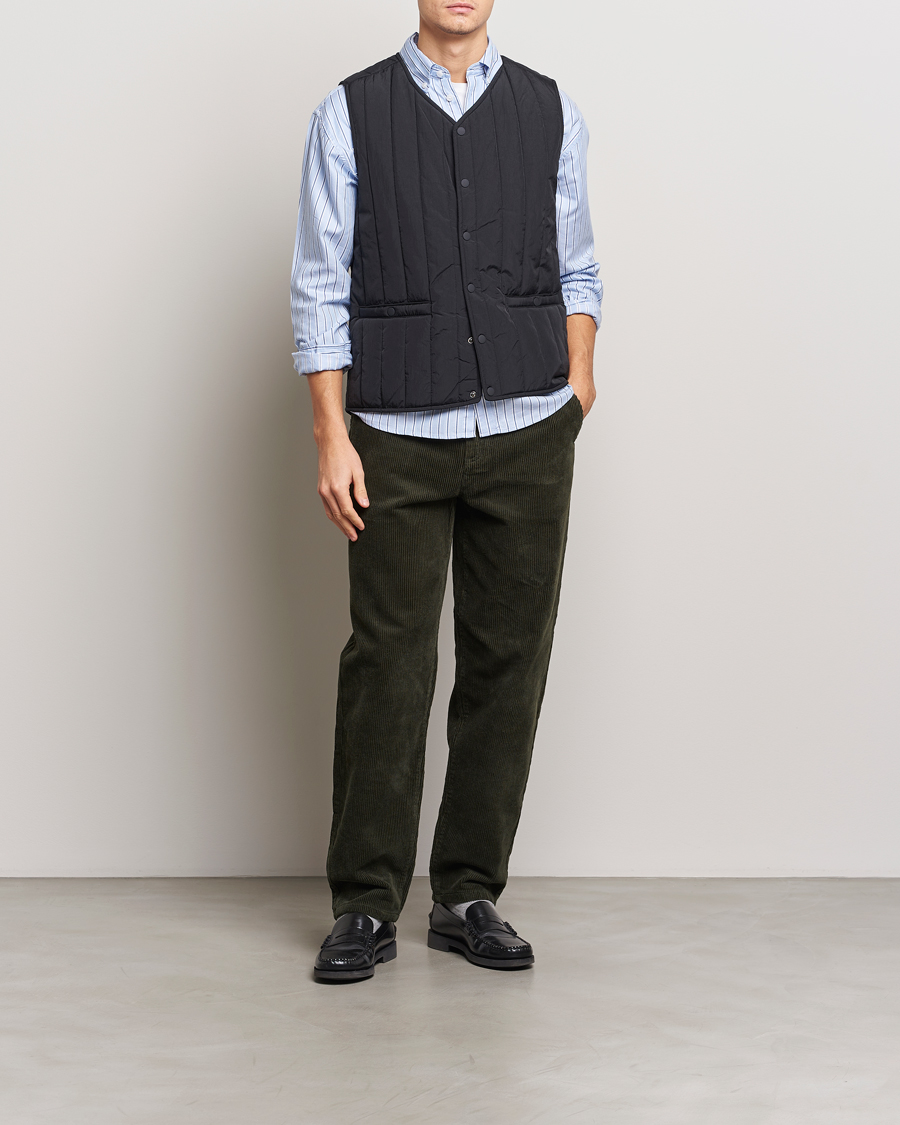 Les Deux Martin Nylon Paded Vest Black