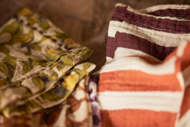HKliving Cotton servet set van 2 floral vintage