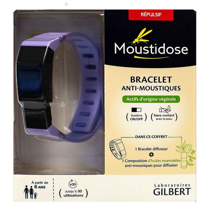 Moustidose bracelet anti-moustiques