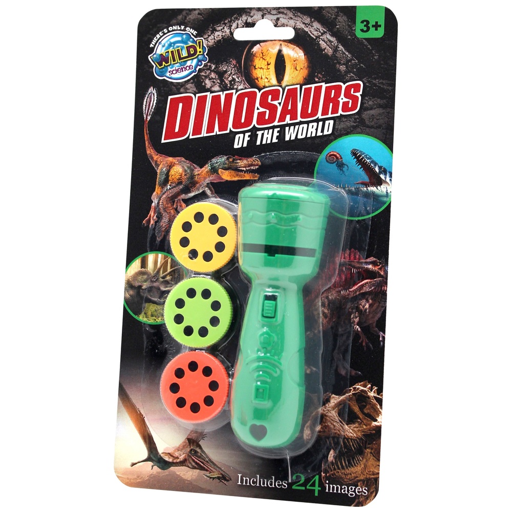 Dinosaurier der Welt – Taschenlampe und Projektor