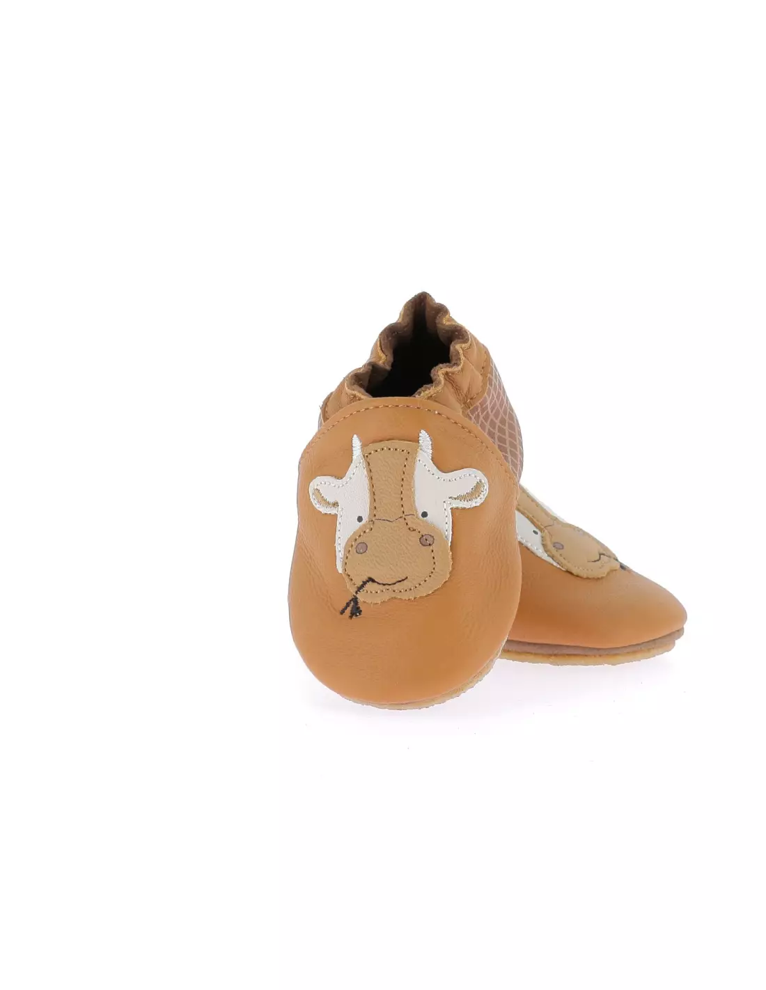 ROBEEZ FUNNY COW - Pantoufles & chaussons Camelmarron