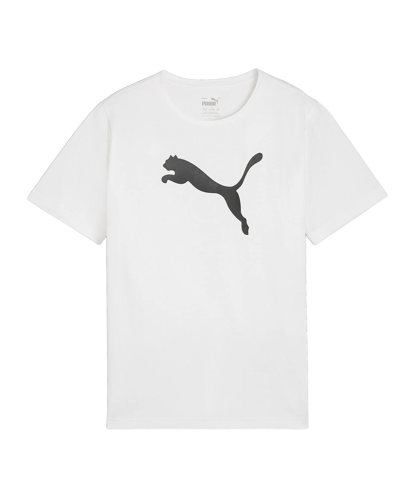 PUMA teamRISE Logo Trainingshirt Kids Weiss F04