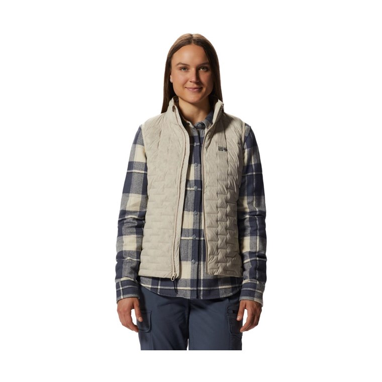 Mountain Hardwear Stretchdown Light Vest Women Wild Oyster
