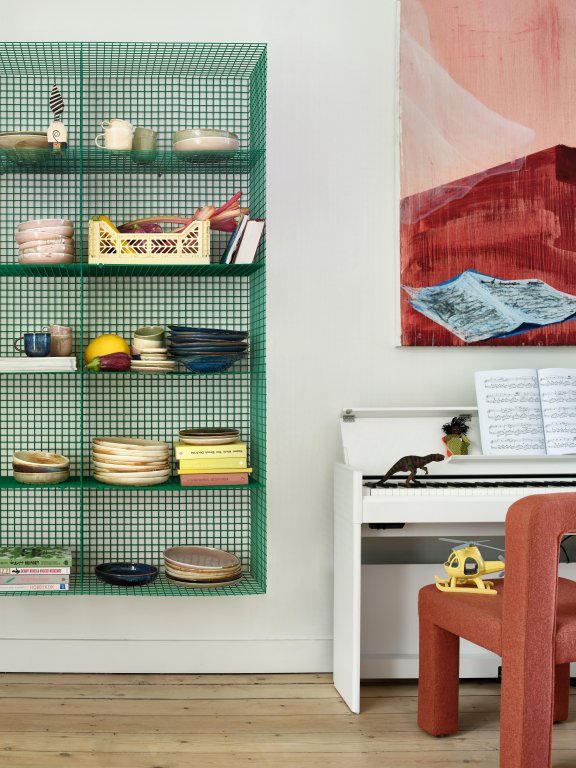 HKliving Chef Ceramic dinerbord Ø26 Rustic Blue