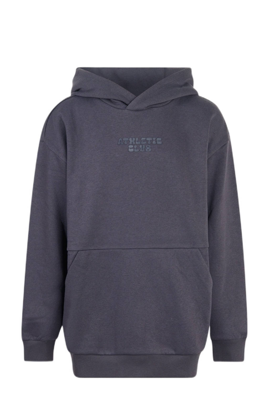 Shoeby hoodie met backprint donkergrijs