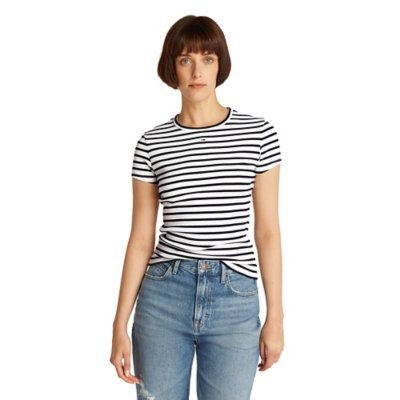 Tee-shirt à manches courtes femme Slim Essential TOMMY HILFIGER