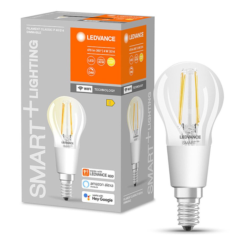 LYSPÆRE LEDVANCE LED SMART+ WIFI CLP E14 470LM 4W DIMBAR