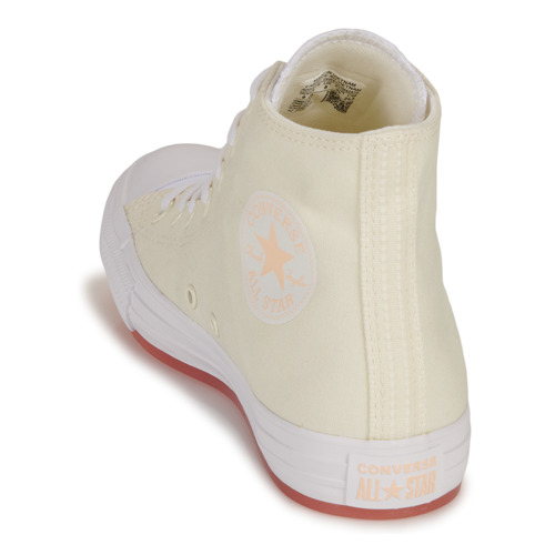 Converse - CHUCK TAYLOR ALL STAR MARBLED-EGRET/CHEEKY CORAL/LAWN FLAMINGO - Blanc / Beige