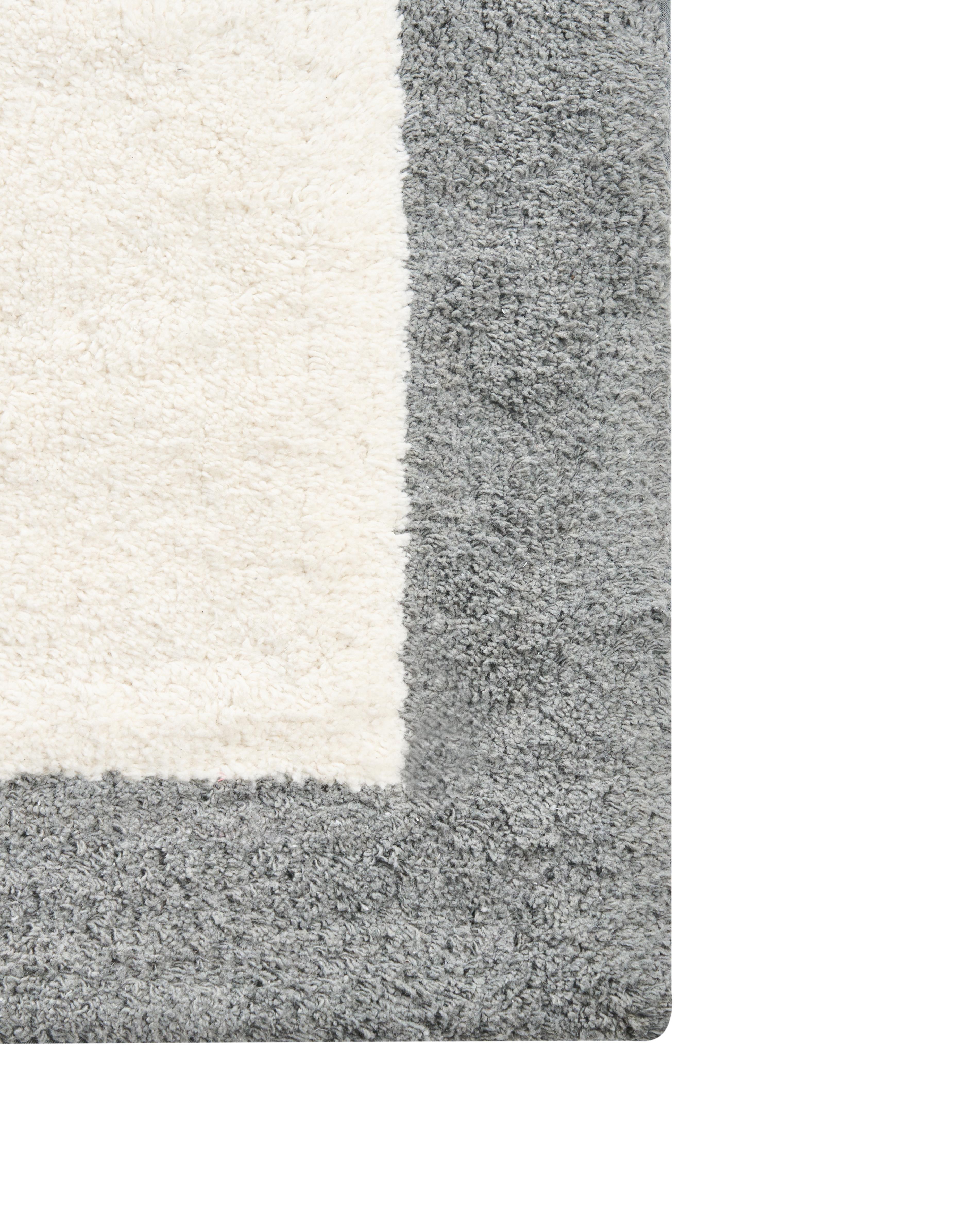 Badmat KABRI Grijs/beige 60 x 90 cm Katoen
