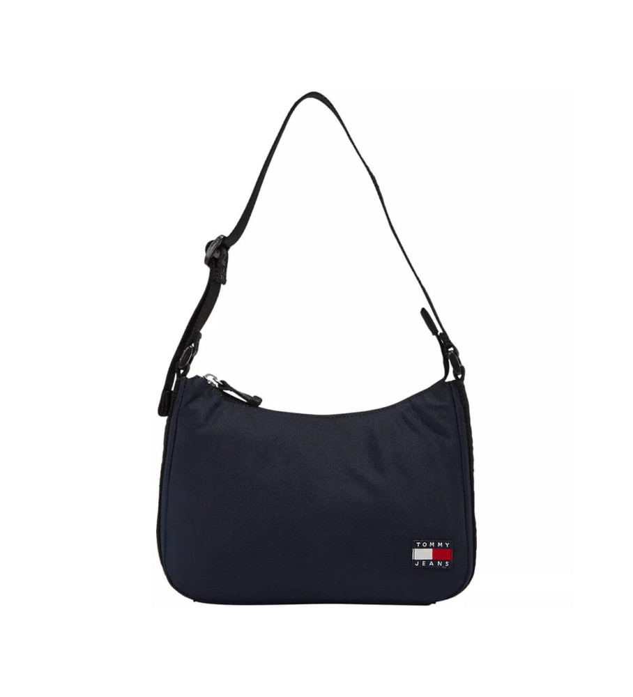 Bolsa de ombro essencial Tommy Jeans com detalhe azul-marinho