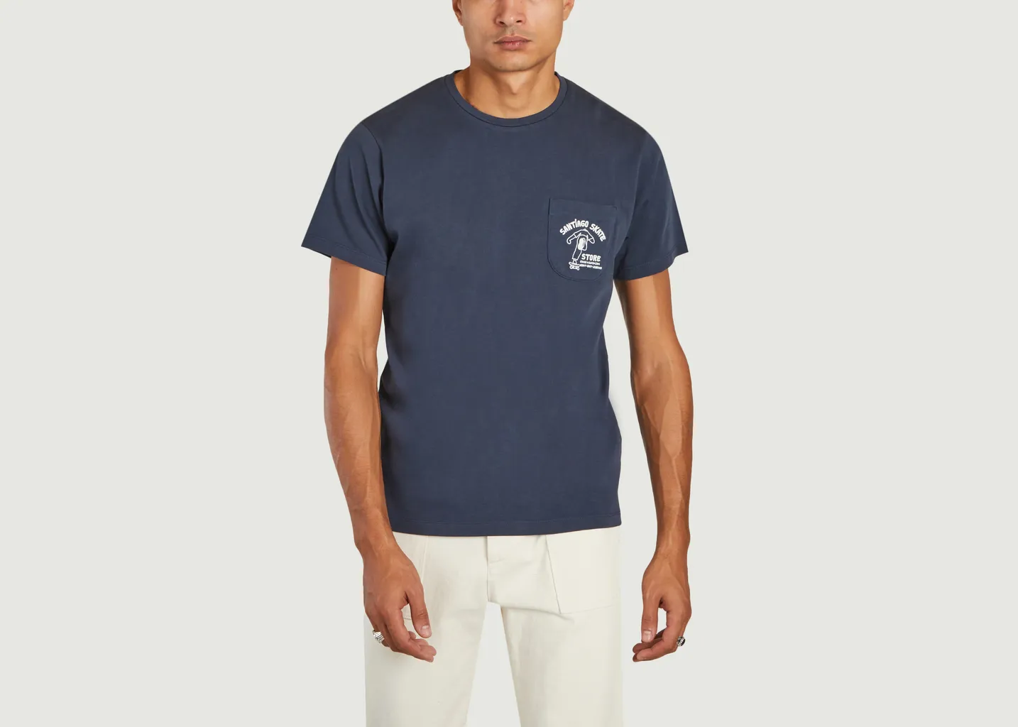 T-shirt avec poche brodée Odil Cuisse de Grenouille