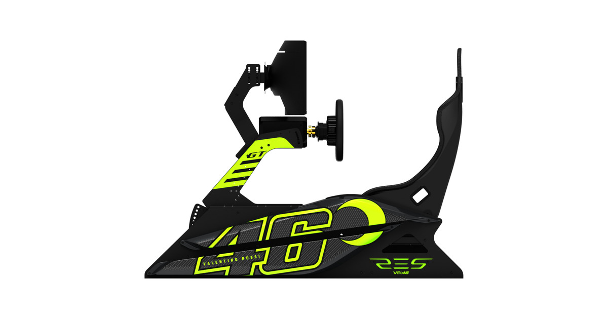 Res-TechGT Cockpit VR/46 Limited Edition racing simulator  (Zwart/neongroen)