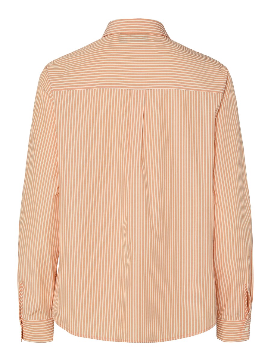 PEÇAS<br>Camisa bordada com listras finas