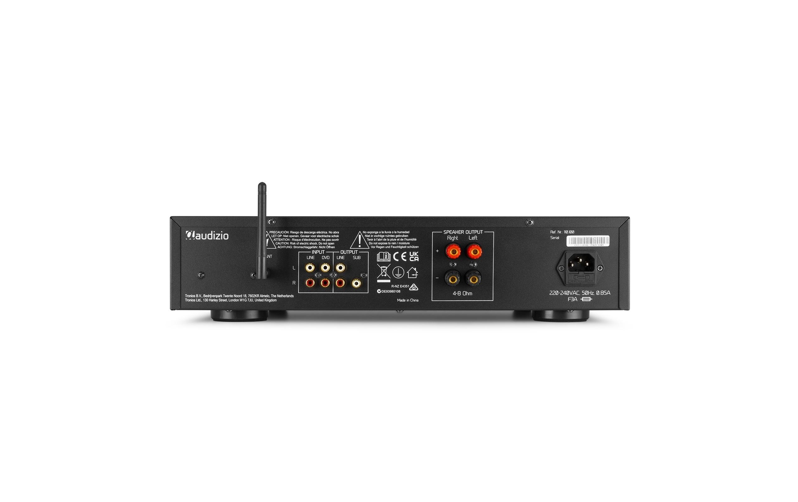 Stereo-Verstärker AD200B Schwarz<br>Vielseitiger 2-Kanal-Verstärker mit grosser Funktionalität