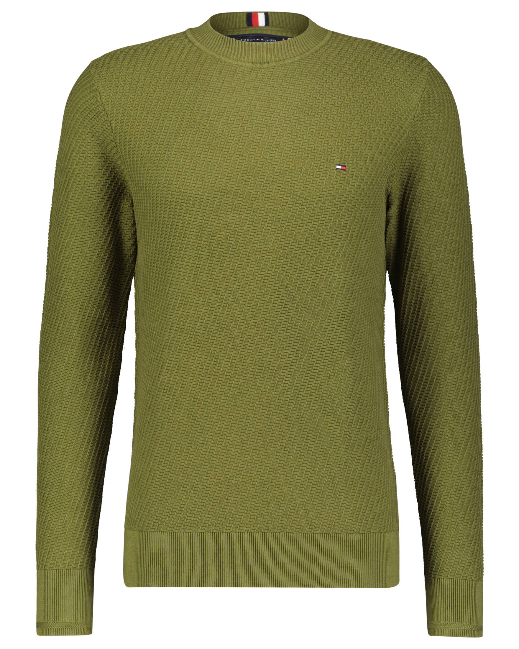 Tommy Hilfiger| Herren Strickpullover RECTANGULAR STRUCTURE CREW