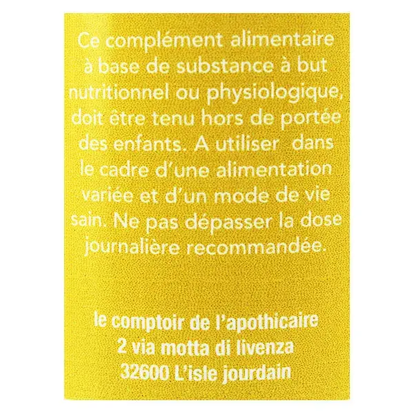 Le Comptoir de l'Apothicaire Geléia Real Orgânica com Pólen e Própolis, 200 cápsulas vegetais