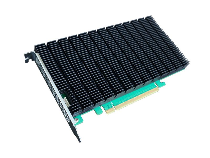 Highpoint Host Bus Adapter Rocket 1104 PCI-Ex16v3 - 4x M.2 PCIe 3.0 x16 4-Port M.2 NVMe HBA – Hochgeschwindigkeits-4-Kanal-PCIe Gen3 M.2 NVMe-Verbindungslösung