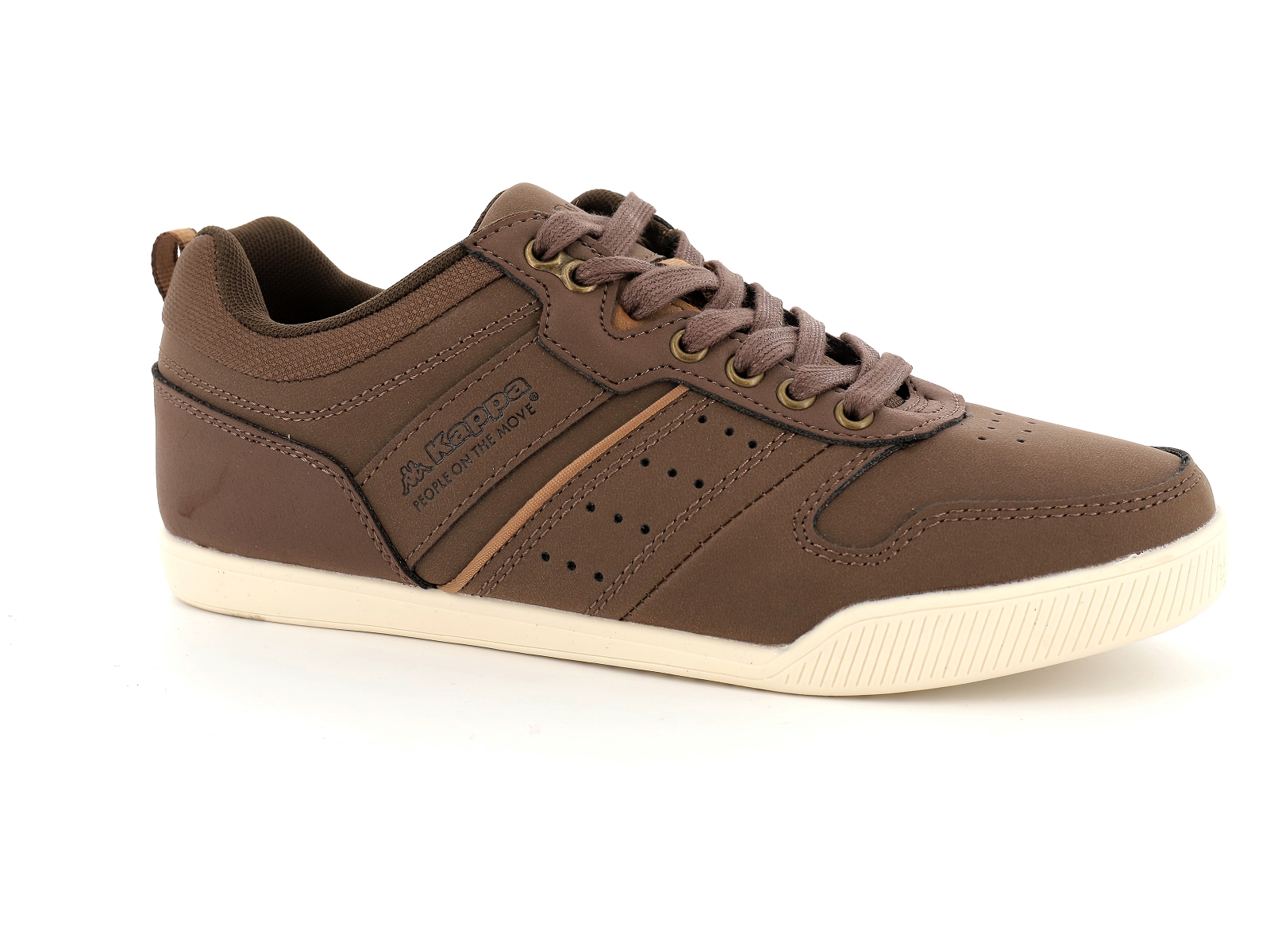 Kappa-32146LW Matières combinées Marron Fonce