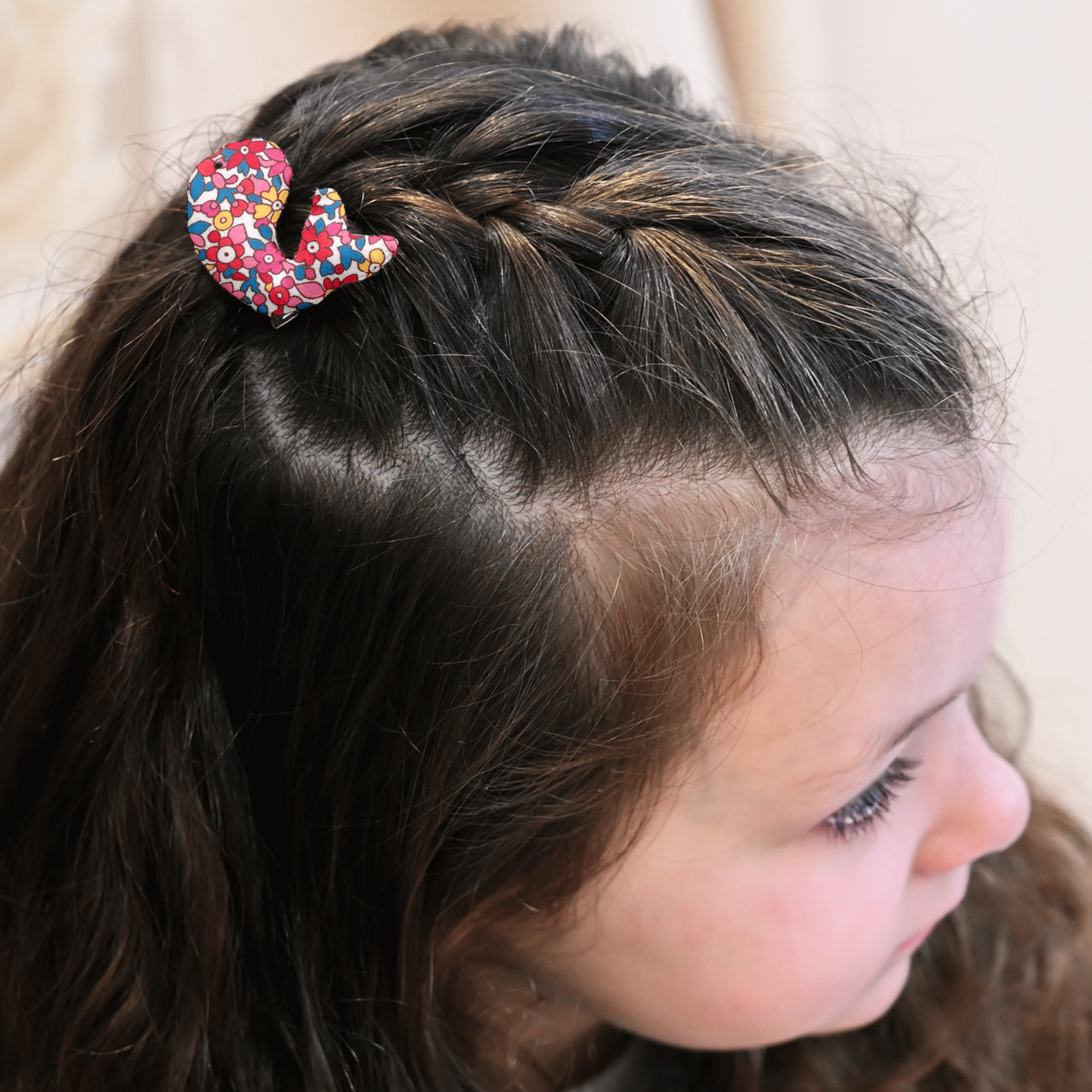 Barrette Baleine Cocktail De Fleurs