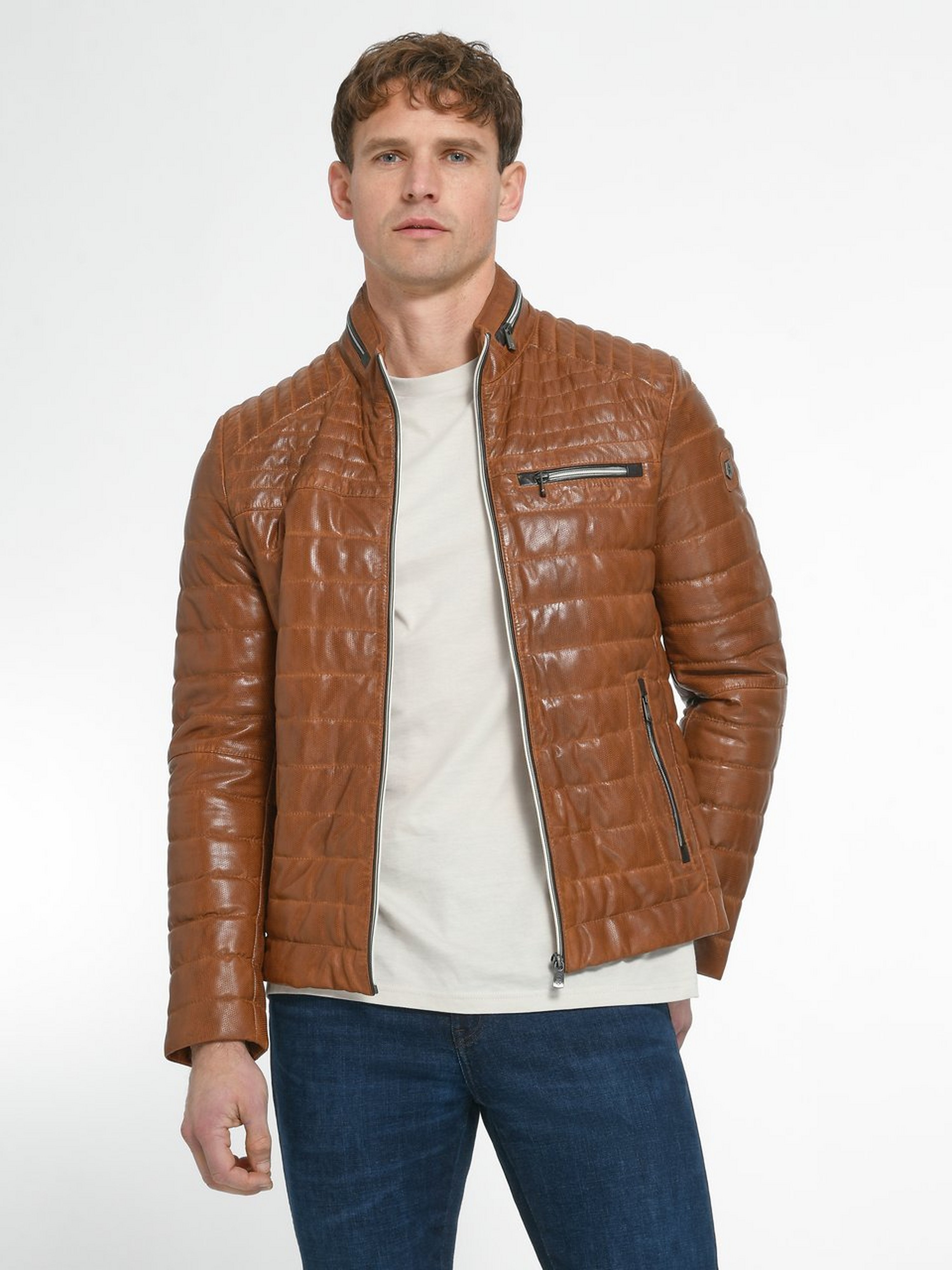 Lederjacke