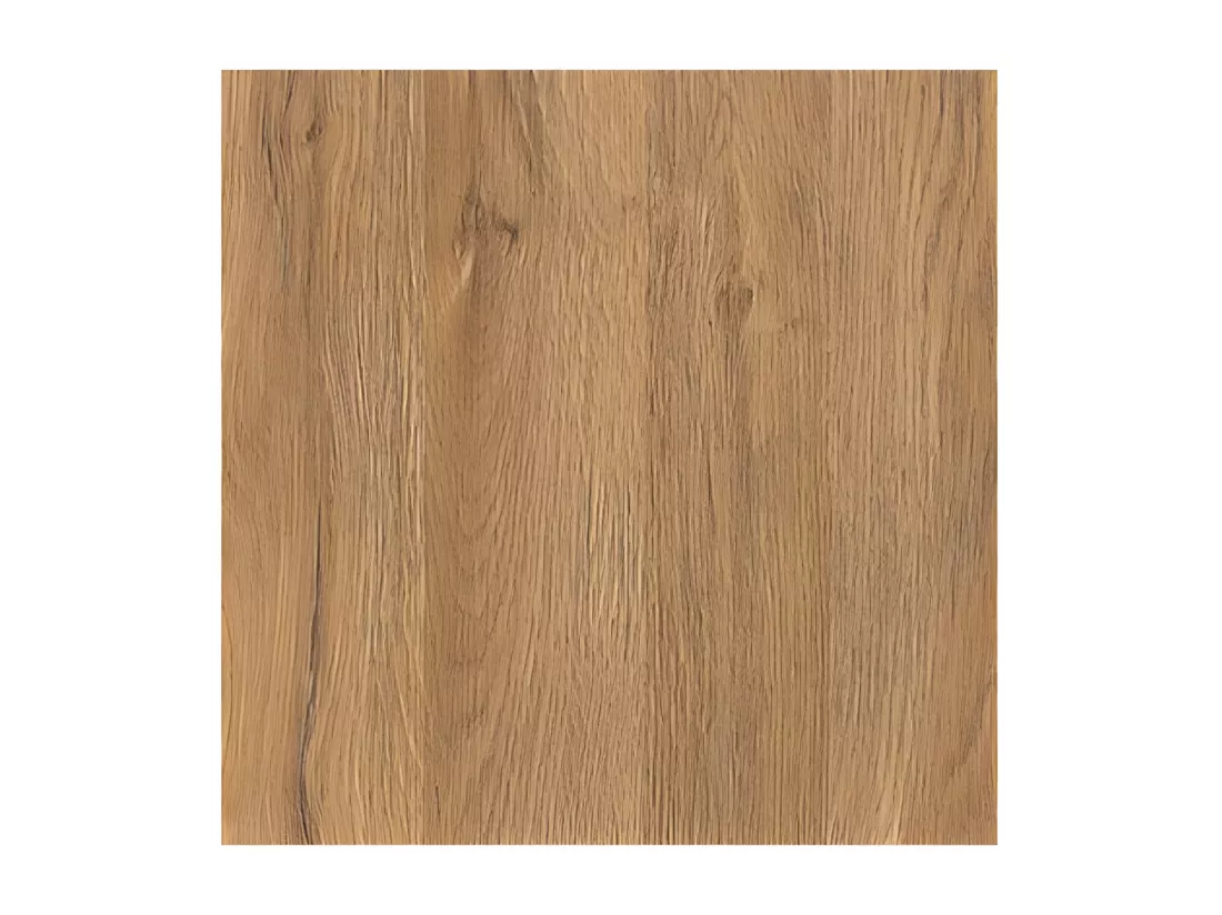 Argentier 4 portes battantes Chêne à LED - BIELSKO - L 91,5 x l 40 x H 132 cm