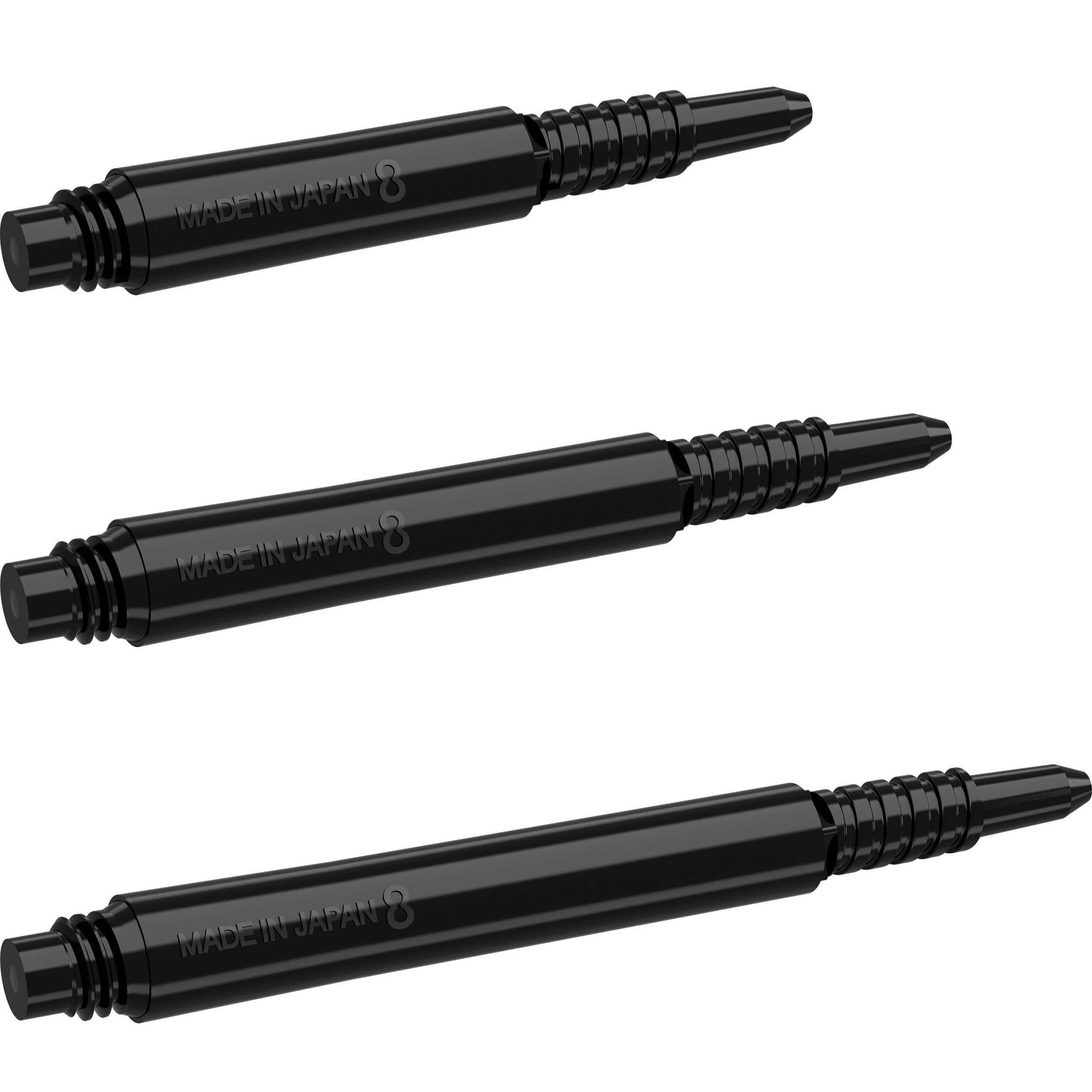 8 Flight - Regular Fixed Shaft - Schwarz