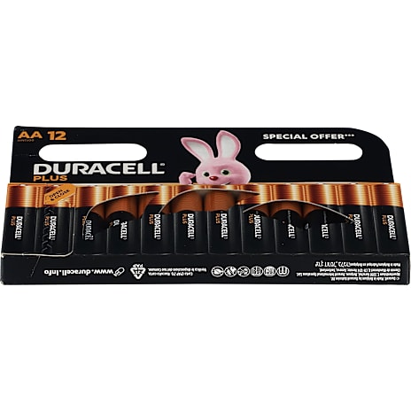 Duracell Plus Boost AA batterier 12-pak