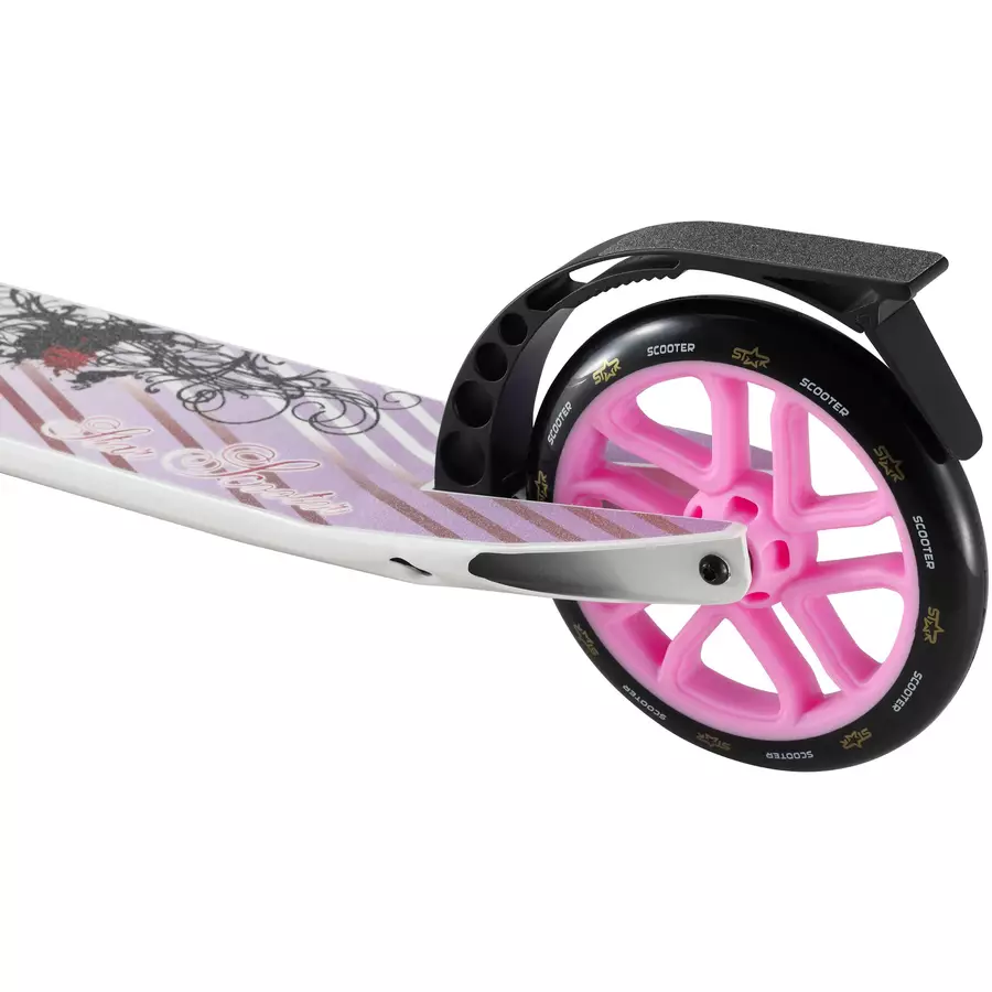 Star Scooter Roller 255mm Big Cruiser weiß, lila
