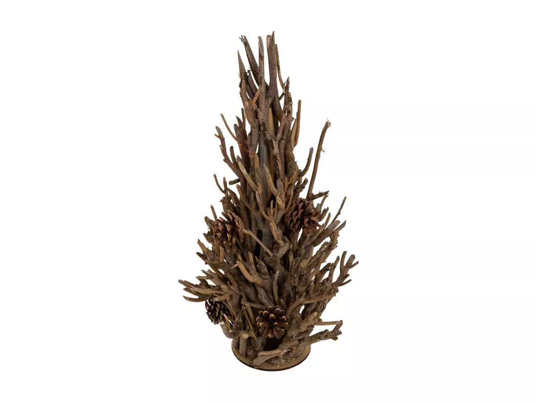 Arbre décoratif en bois marron d33x57h
