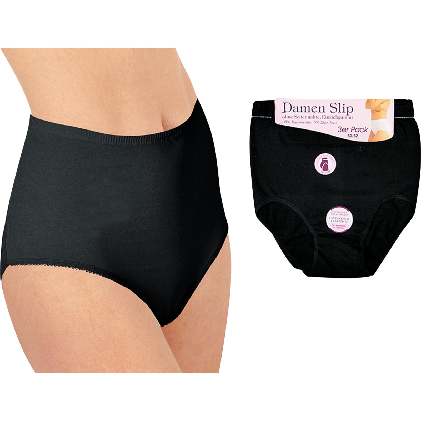 Damen-Slip 3er Comfort