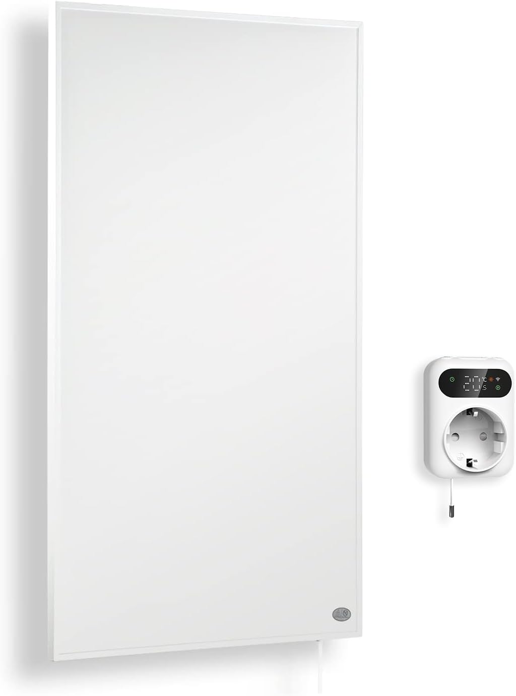 Könighaus Infrarotheizung - 300 Watt mit TÜV SÜD + 5 Jahre Herstellergarantie ✓ Doppelter Überhitzungsschutz ✓ Für Wandmontage ✓ inkl. Smart Thermostat und App