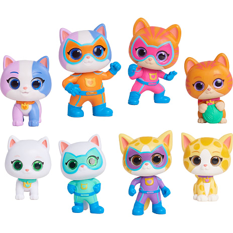 Disney Junior SuperKitties figur 4-5,5 cm - flere varianter - assorteret