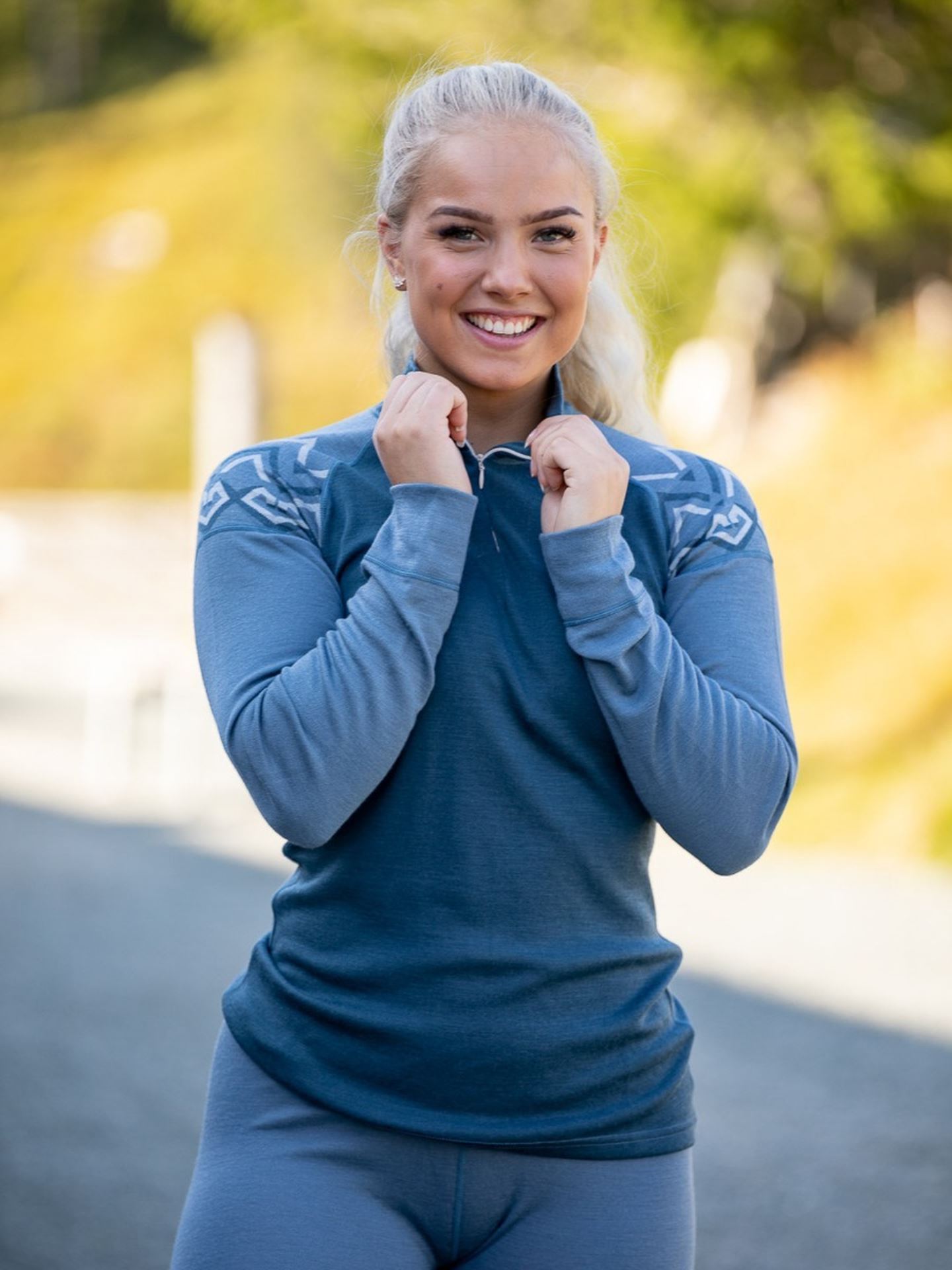 Finse Freja Ull Half zip