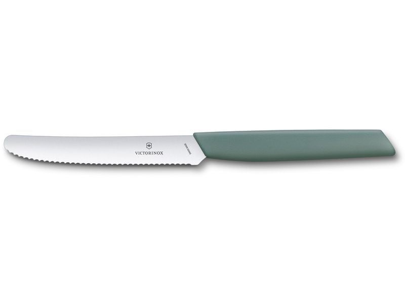 Victorinox Tafelmesser Swiss Modern 1 Stück, Sage Tomaten und Tafelmesser