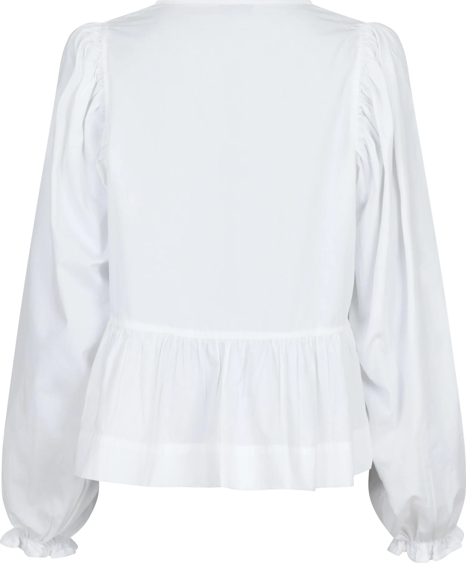 Neo Noir Bessie C Poplin Blouse white