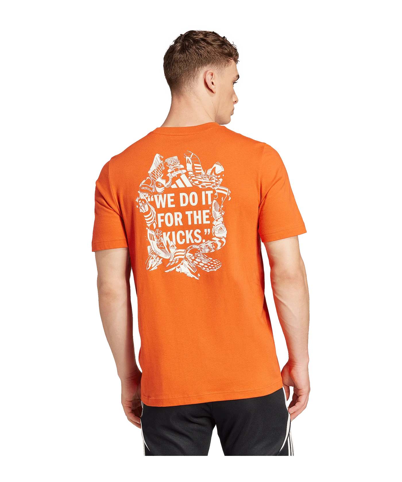 adidas Football Kicks Graphic Tee Red
