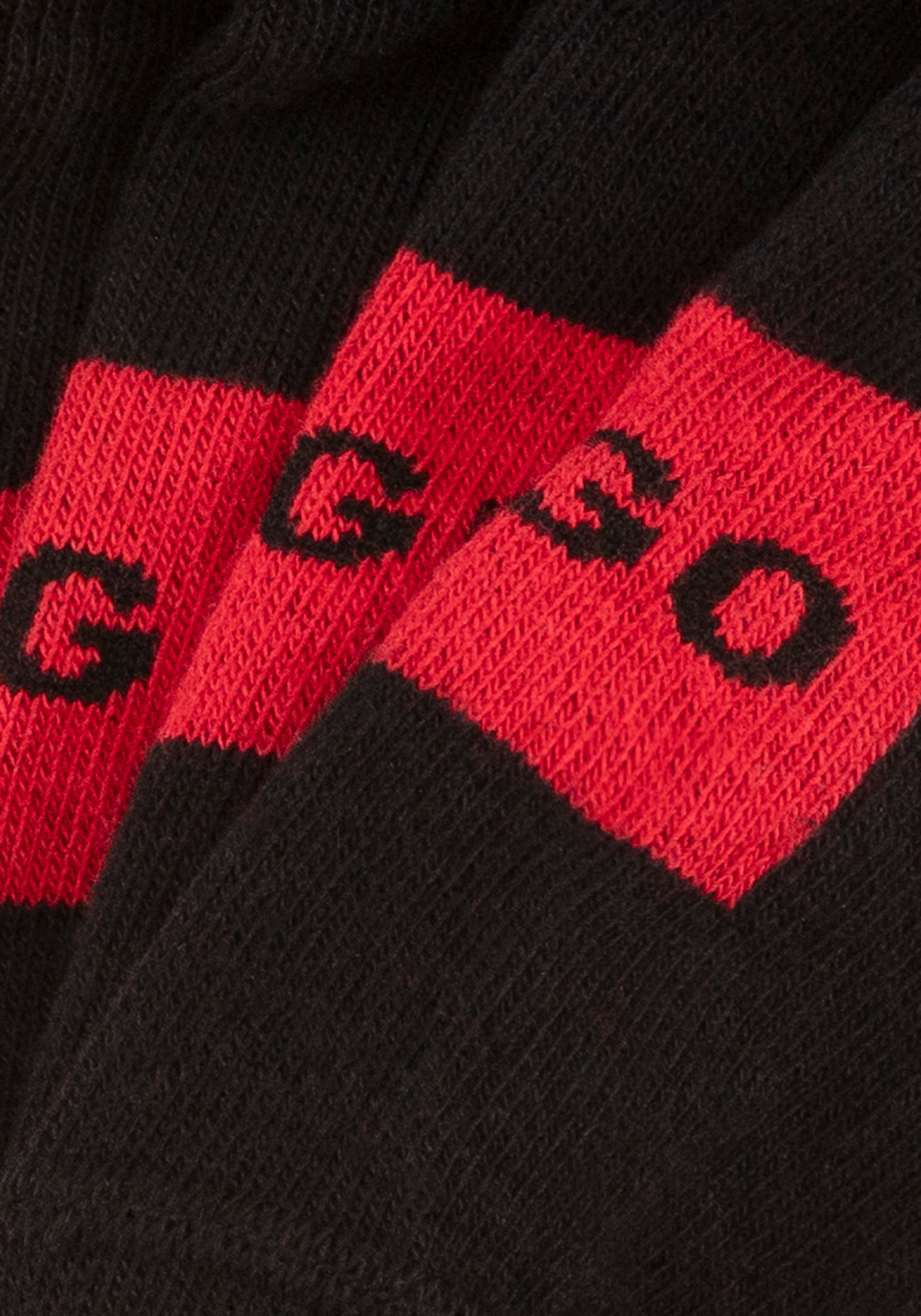 HUGO Underwear Freizeitsocken »3P LC LABEL CC« Packung, 3 Stk. tlg. mit Logostickerei