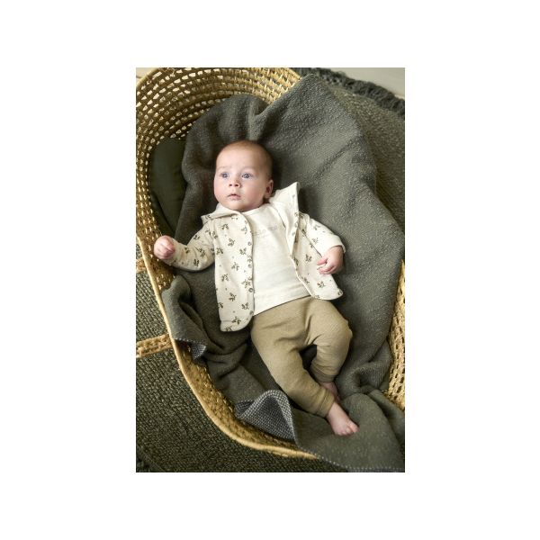 Noppies Naura Rib Broekje Taupe Melange Mt. 50