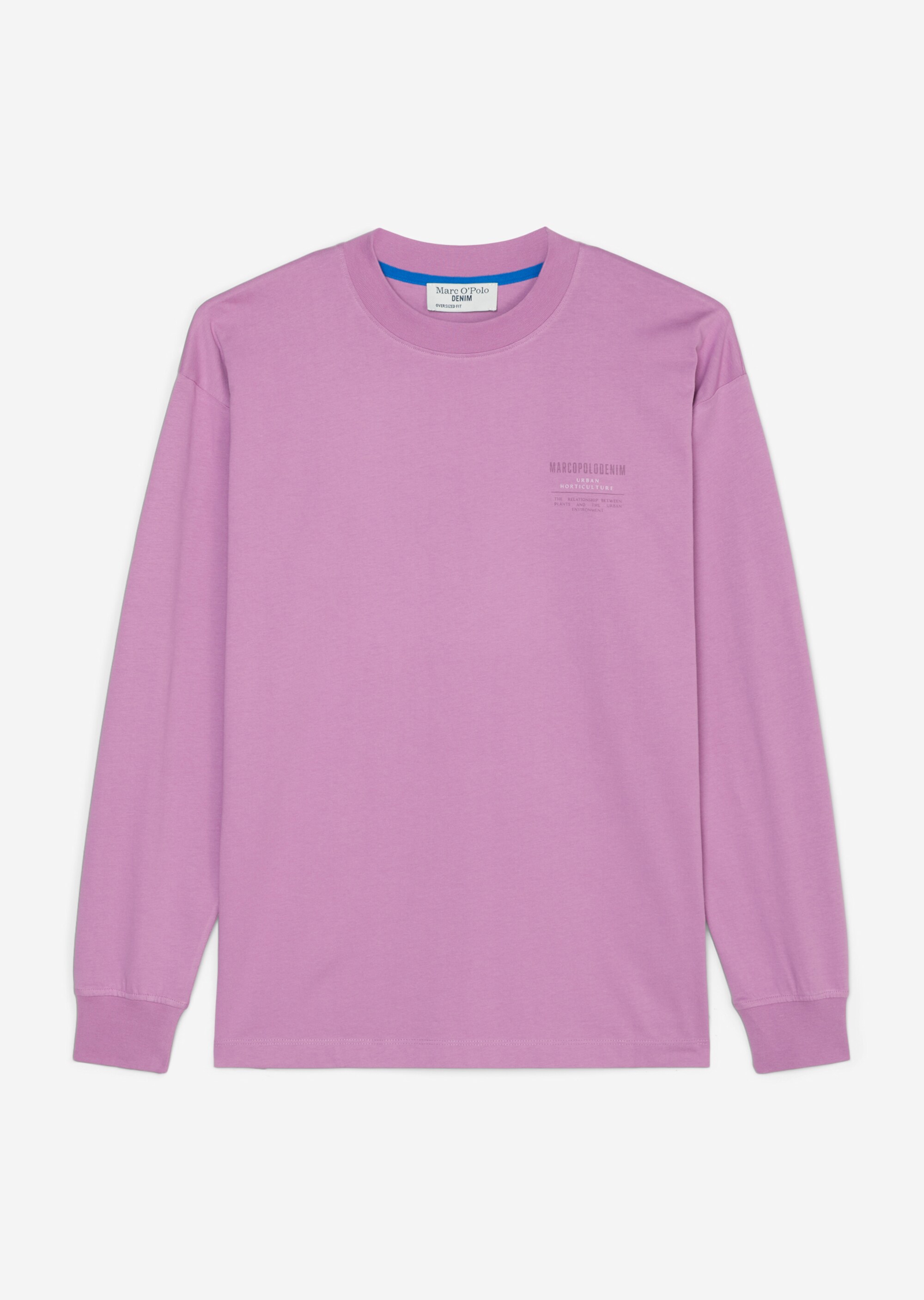Longsleeve oversized mit Front- und Back-Print