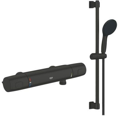 GROHE Precision Trend QuickFix Douchekraan - Thermostatisch - Matte Black