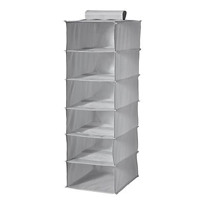 Range-pulls à suspendre Pratik gris 6 cases l. 30 x P. 30 x H. 90 cm