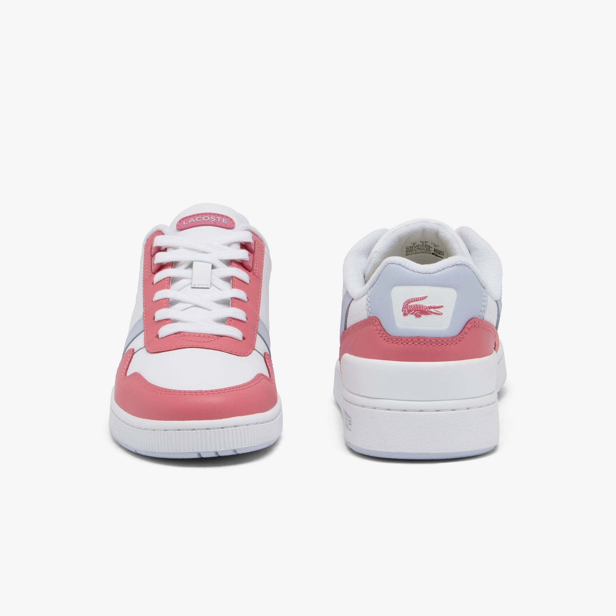 Damen-Sneakers T-CLIP CONTRASTED aus Leder Sneakers - Weiss - Lacoste - Damen