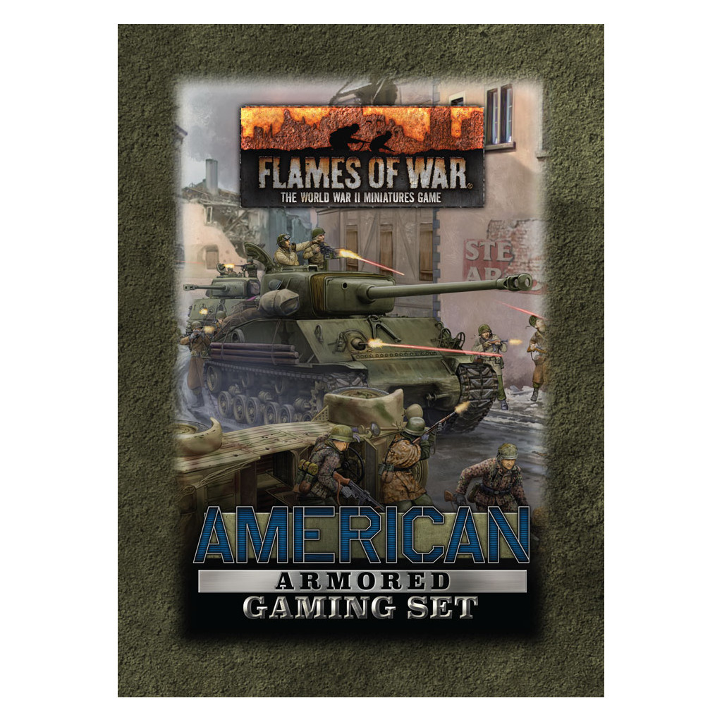 Flames of War - American Armored Gaming Set