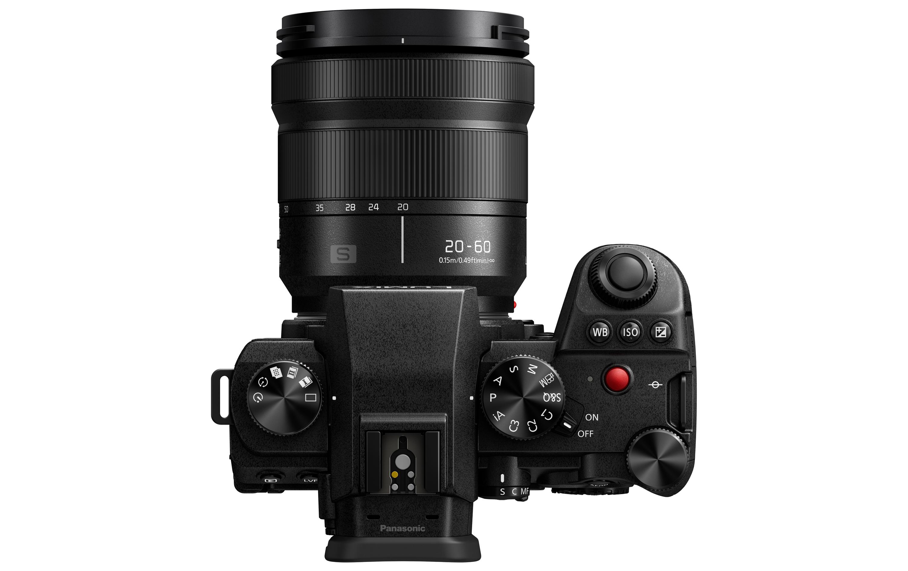 Fotokamera LUMIX S5 Mark II 20-60 mm F3.5-5.6<br>Spiegellose Vollformatkamera mit Phasen-Hybrid-Autofokus, Aktive Bildstabilisierung und Objektiv